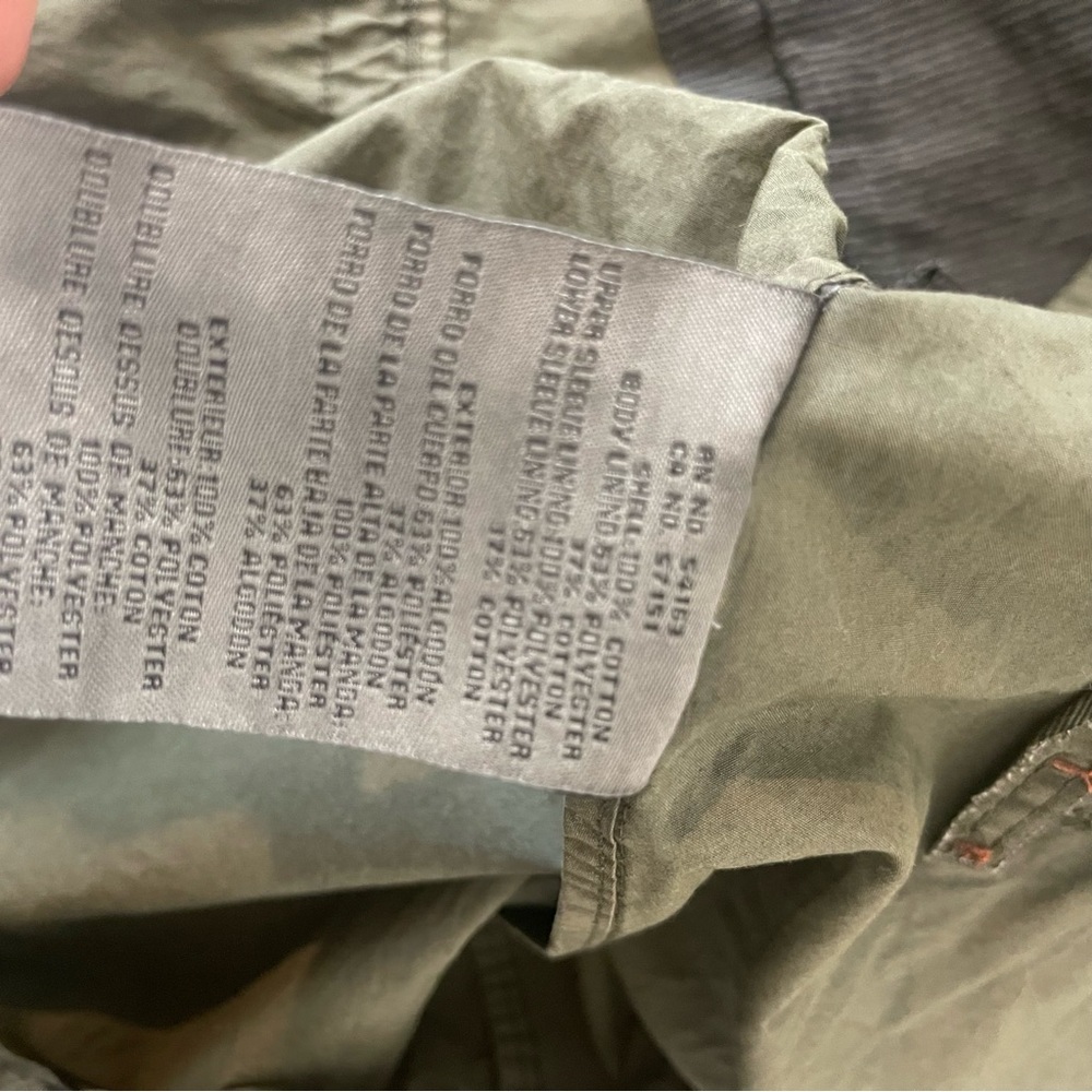 Levi’s Lightweight Cotton Hooded Utility Jacket, Small - Picture 15 of 15